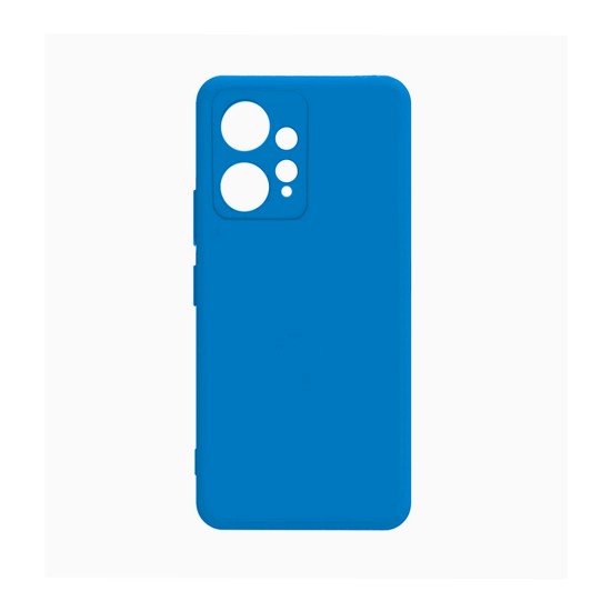 Capa de Silicone com Moldura de Câmera para Xiaomi Redmi Note 12 4g Azul